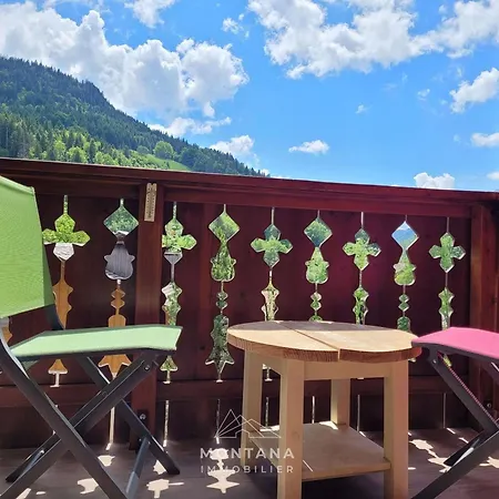 Bel 4 Pers. Avec Balcon Et Garage Au Grand-bornand - Fr-1-458-189 *